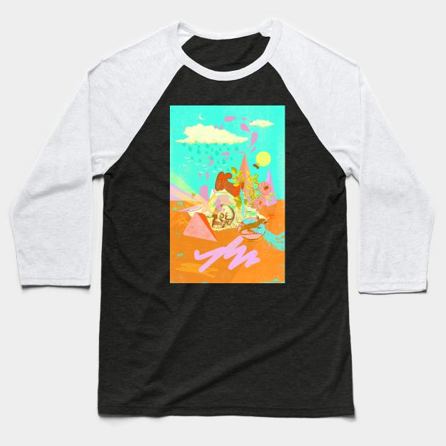 STILL LIFE Baseball T-Shirt by Showdeer